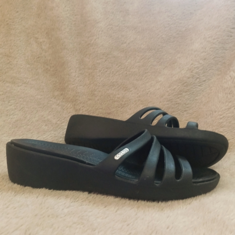 CROCS Black Women Sandals